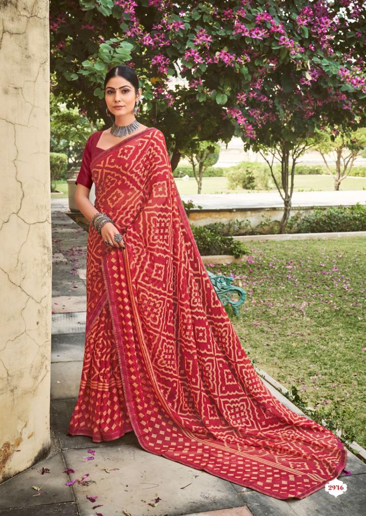 Lt Sakhi Fancy Ethnic Wear Printed Wholesale Chiffon Sarees
